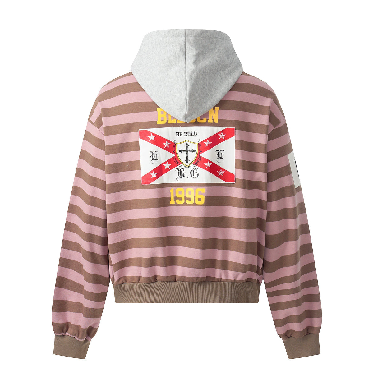 Madxmarx Striped Rugby Hoodie