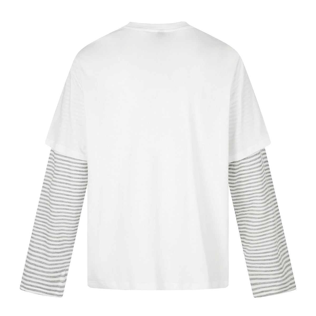 Madxmarx Layered Striped Long Sleeve T-Shirt