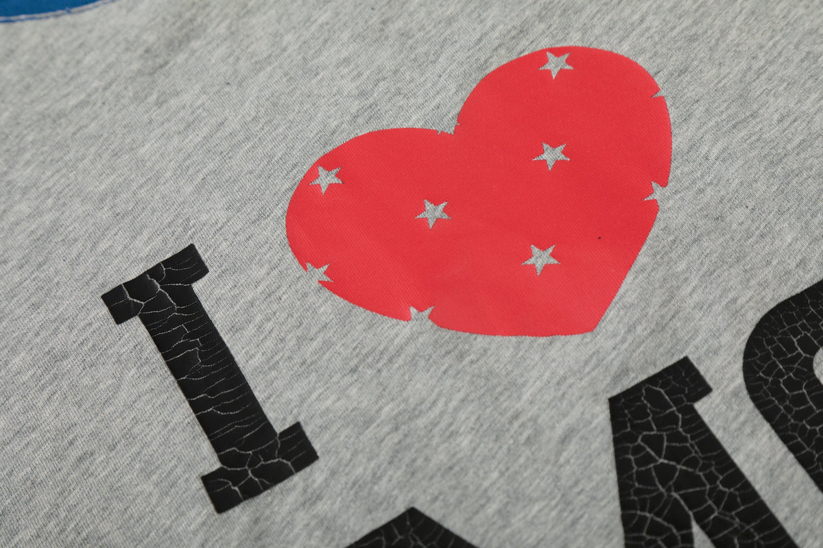 Madxmarx „I ♥ EMO“ Raglan-Langarmshirt