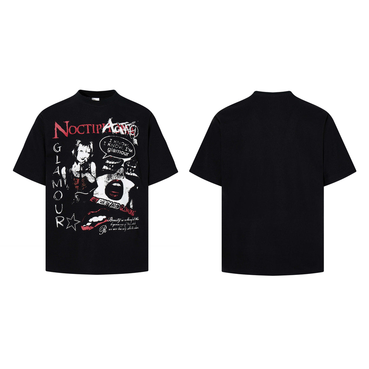 Madxmarx “Noctipanic Glamour” Graphic Tee