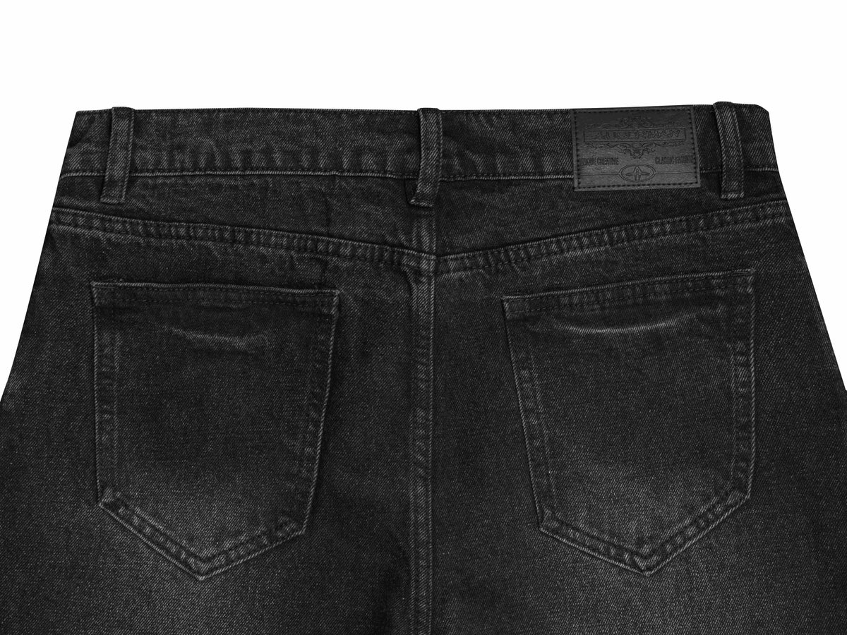 Madxmarx Washed Black Baggy Jeans