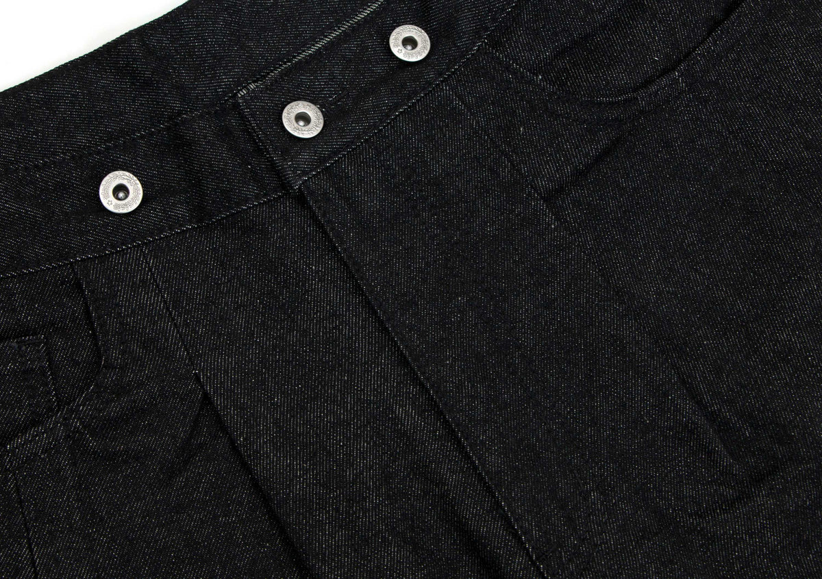 Madxmarx Grommet Waist Wide-Leg Jeans