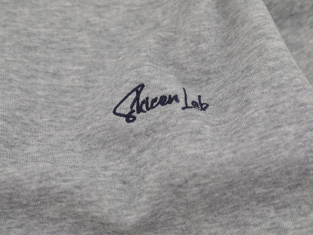 Madxmarx Classic Knit-Collar Polo Sweatshirt