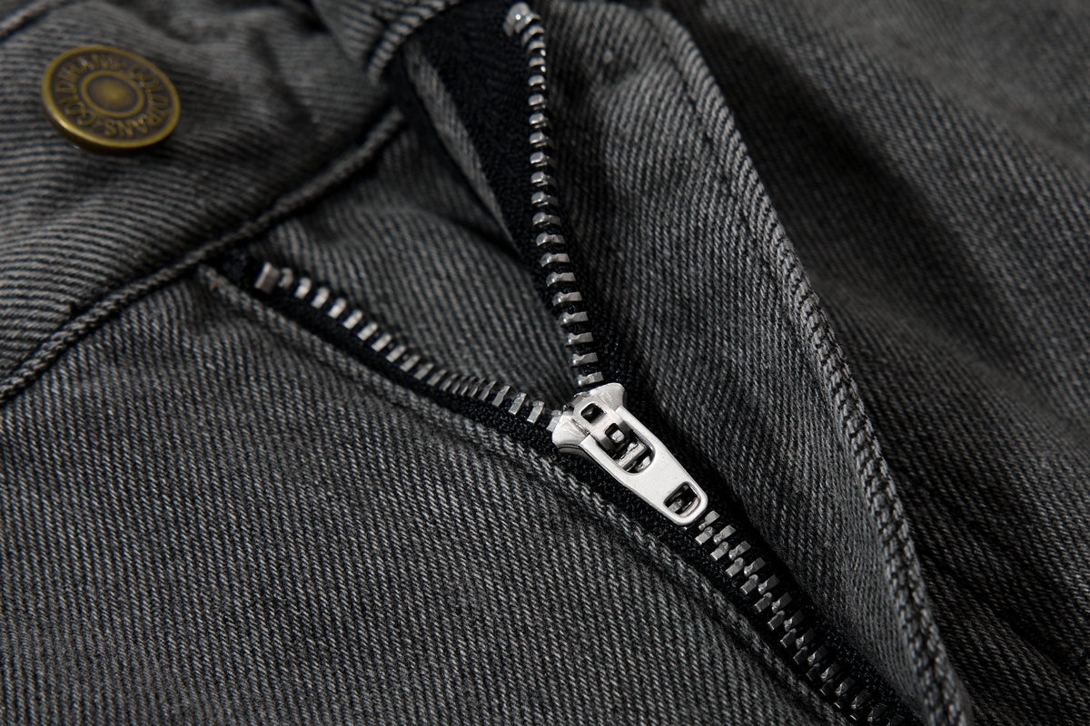 Jean cargo incurvé délavé et effiloché Madxmarx
