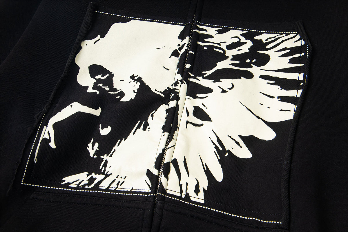 Madxmarx Graphic Zip Hoodie