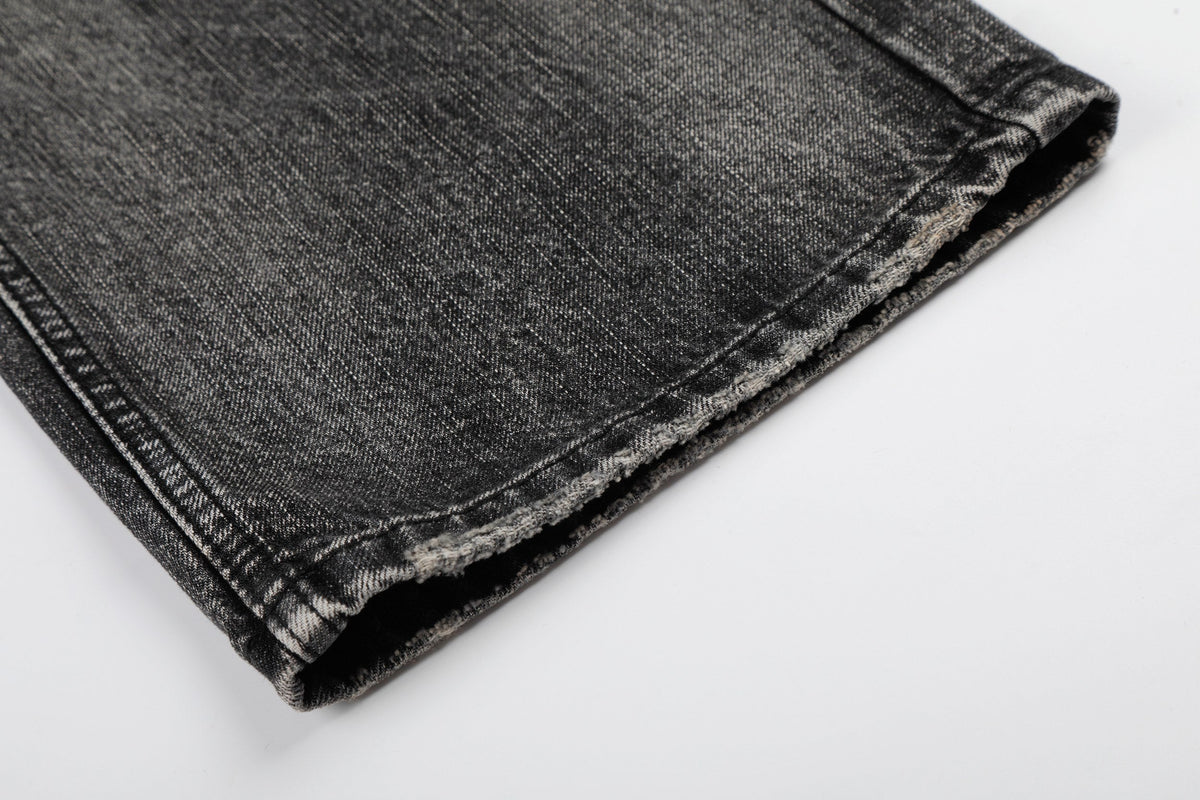 Madxmarx Vintage Washed Black Wide-Leg Jeans