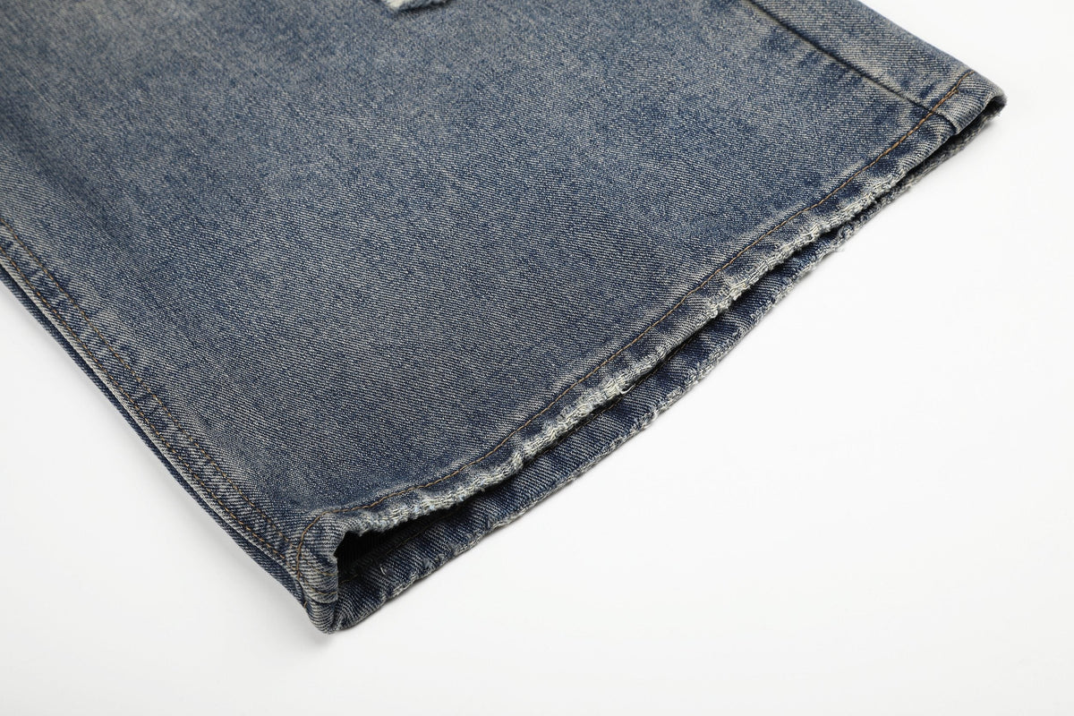 Madxmarx Distressed Wide-Leg Jeans