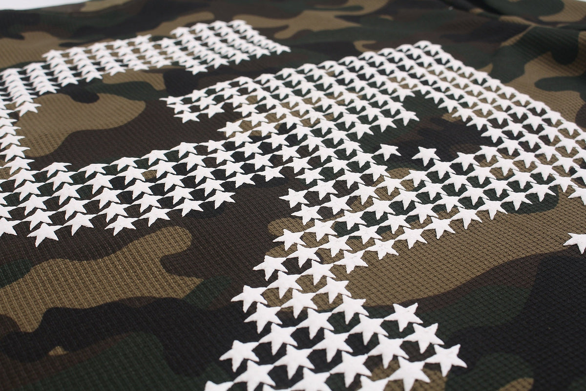 Madxmarx Camo Graphic Long Sleeve Tee