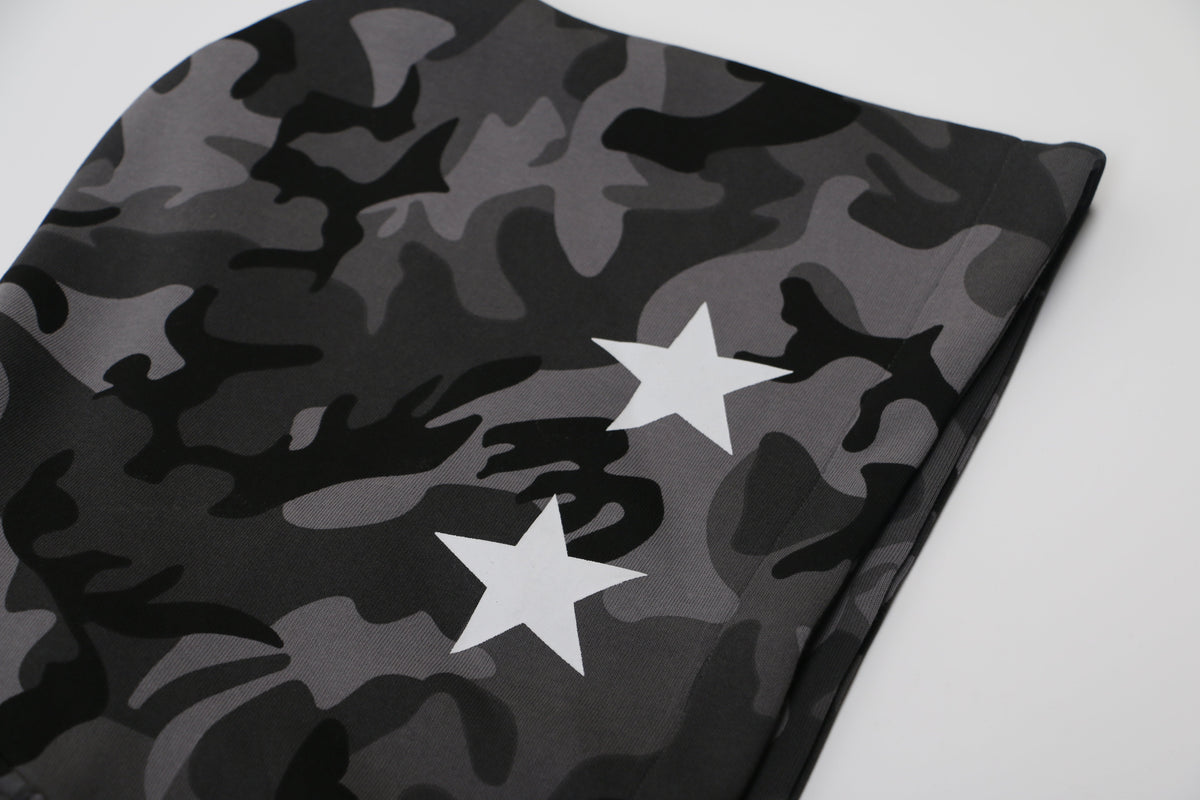Madxmarx Camo Flag Zip-Up Hoodie
