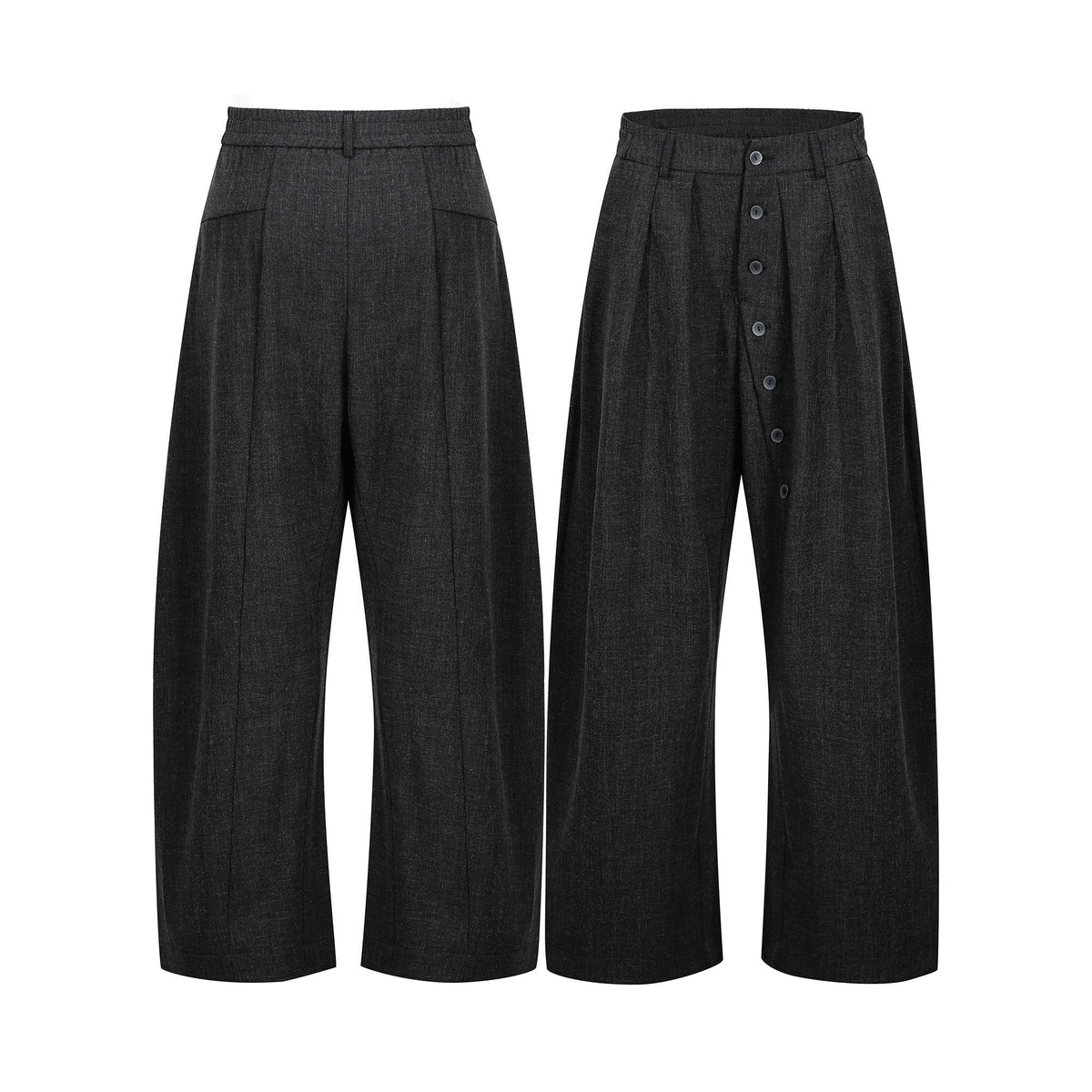 Madxmarx „Minimalistische weite Plisseehose“