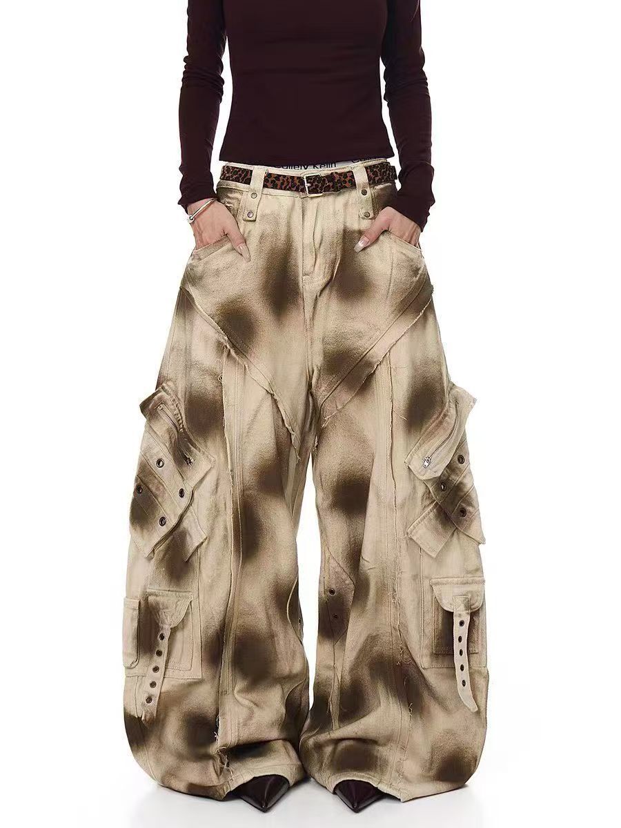Pantalon cargo style tonneau vieilli Madxmarx