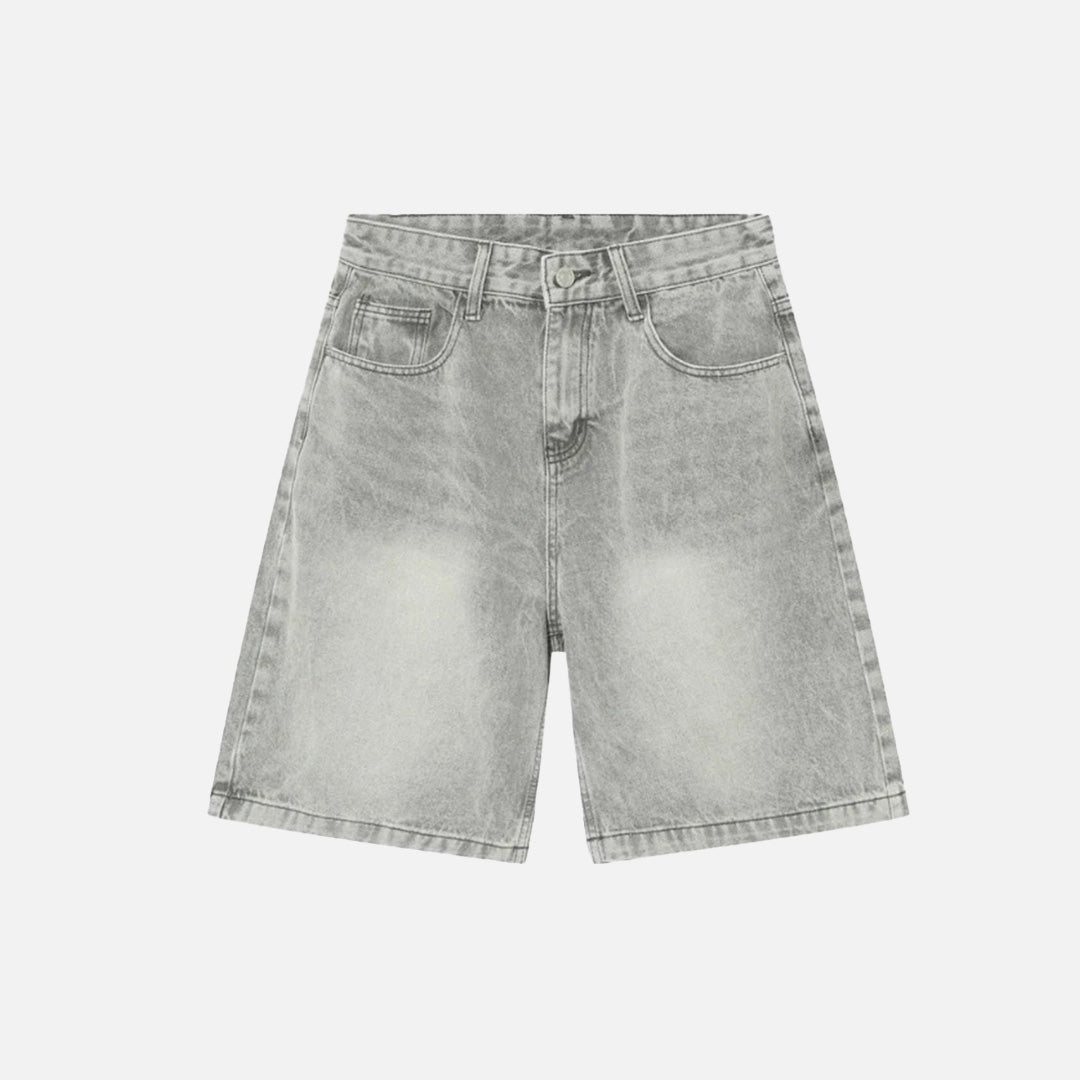 Retro chique denim shorts