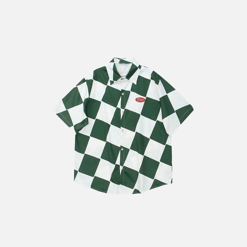 Checkerboard Style Shirt