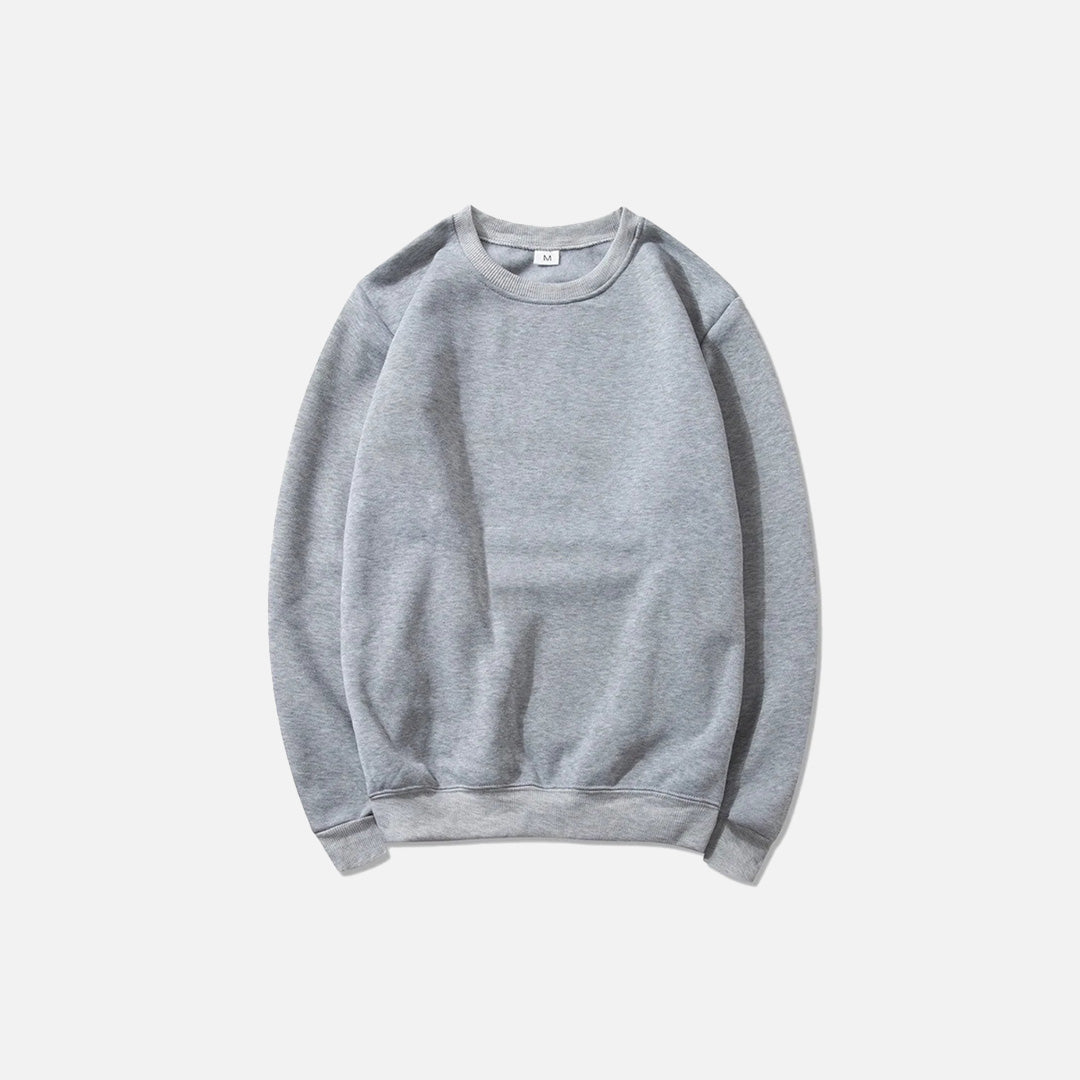 Essential Solid Color Blank Sweatshirt