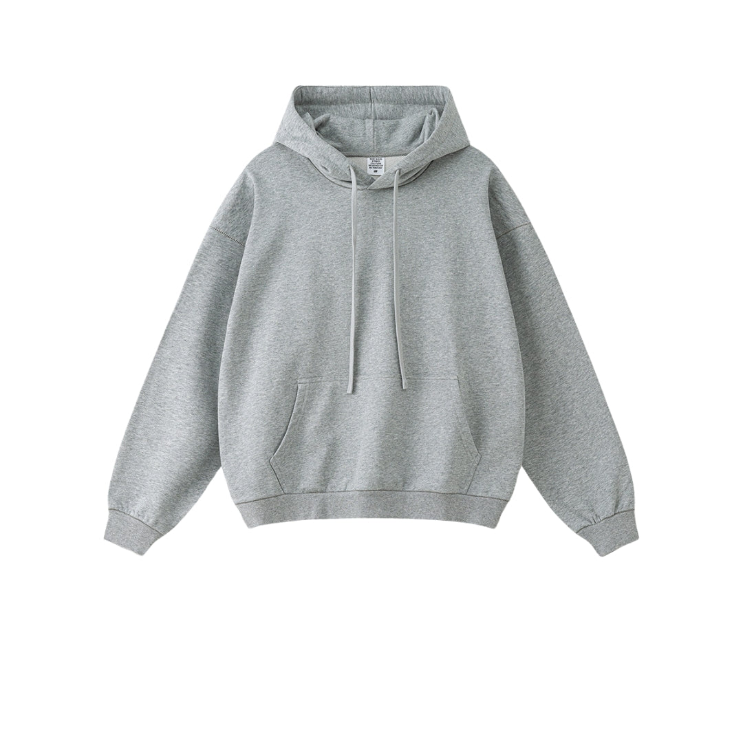 gray pullover hoodie
