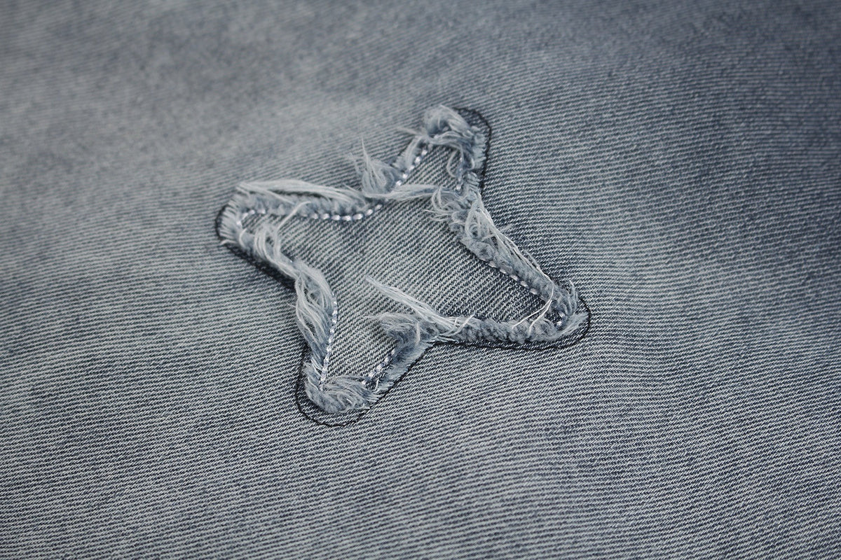 Madxmarx Distressed Star Graphic T-Shirt
