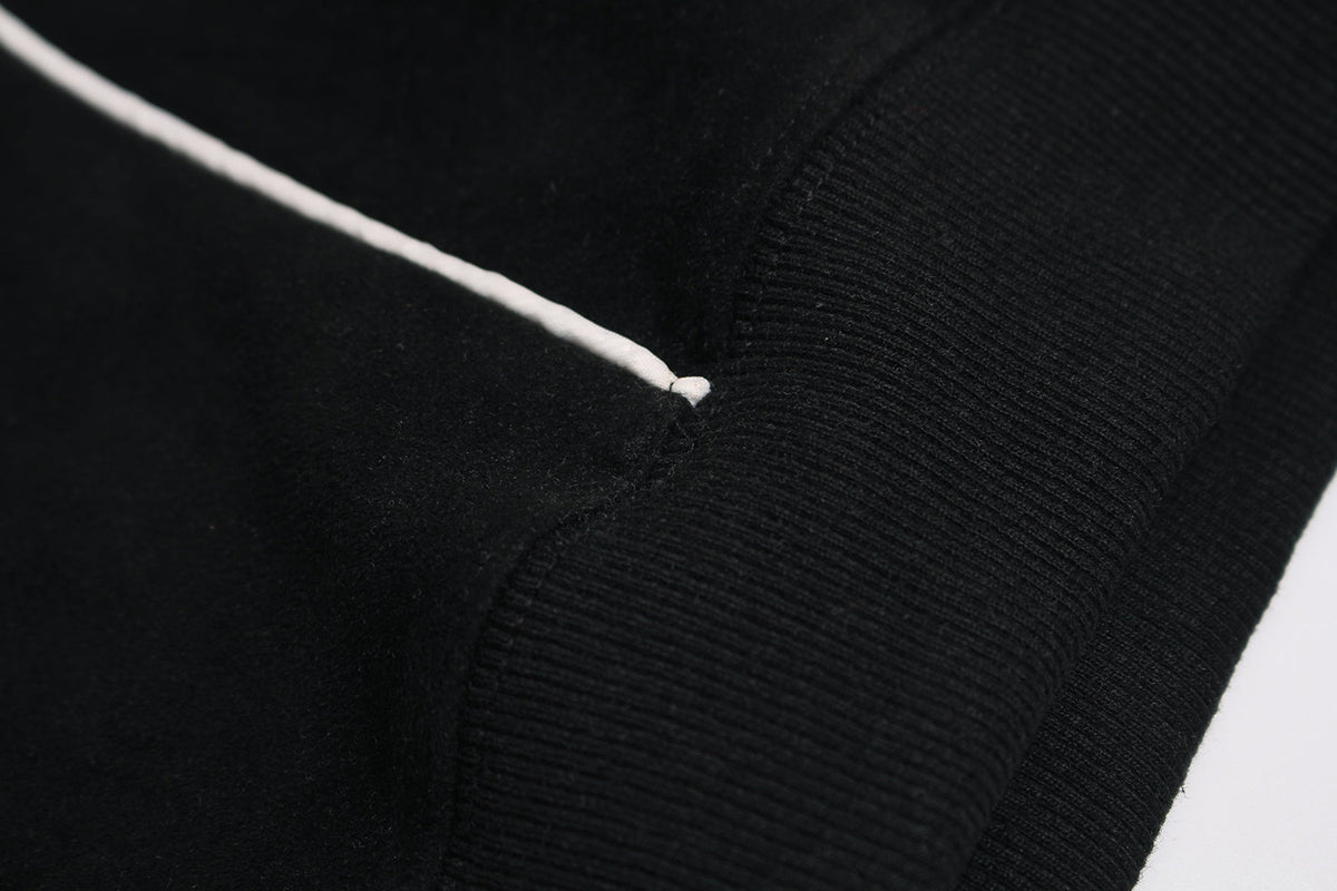 Madxmarx Suede Graphic Zip-Hoodie