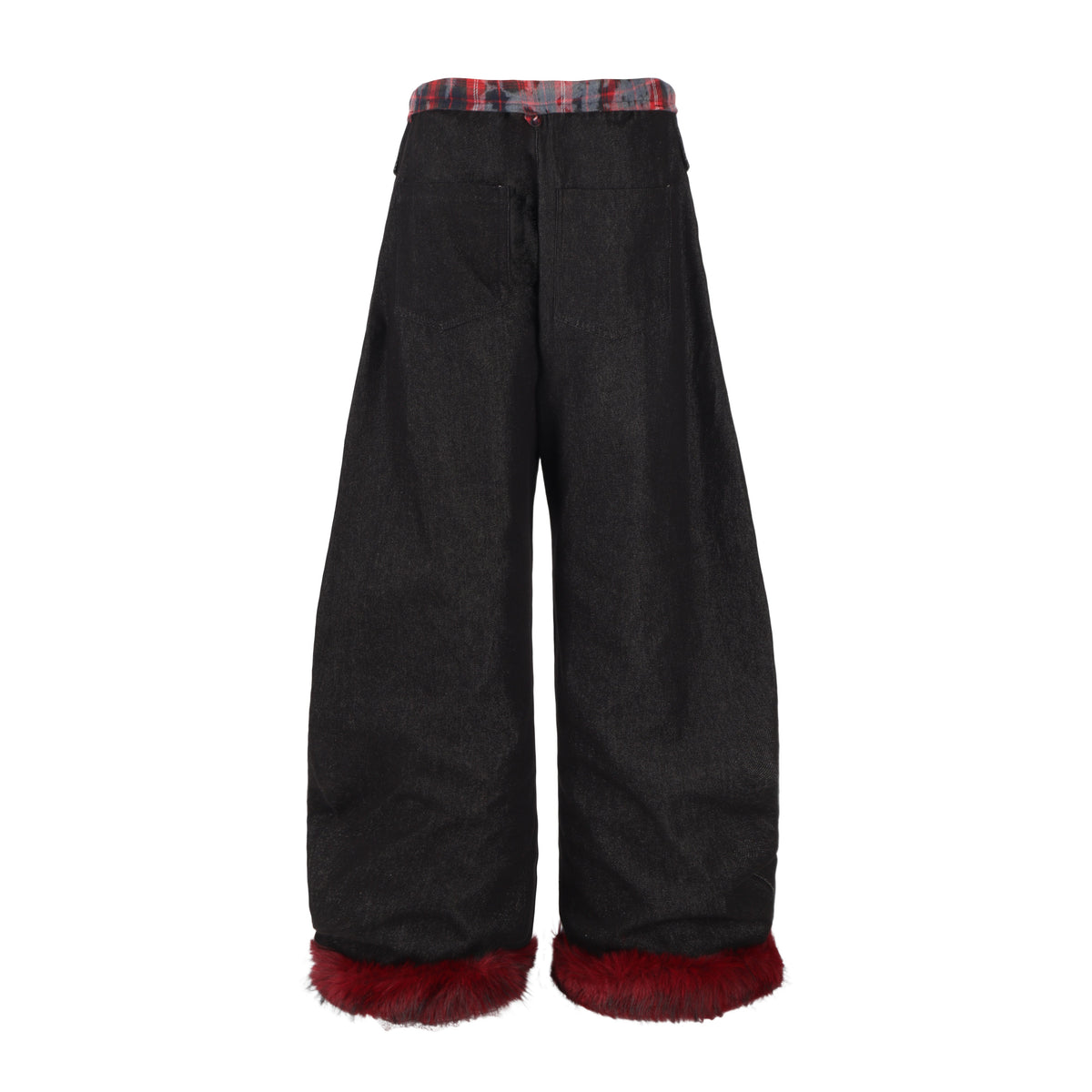 Pantalon fuselé en similicuir doublé de flanelle Madxmarx