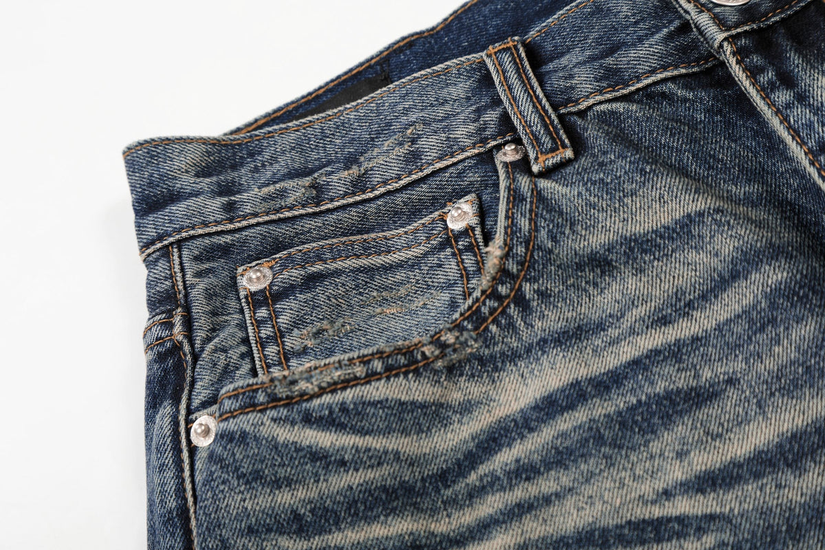 Madxmarx Vintage Wash Wide-Leg Jeans