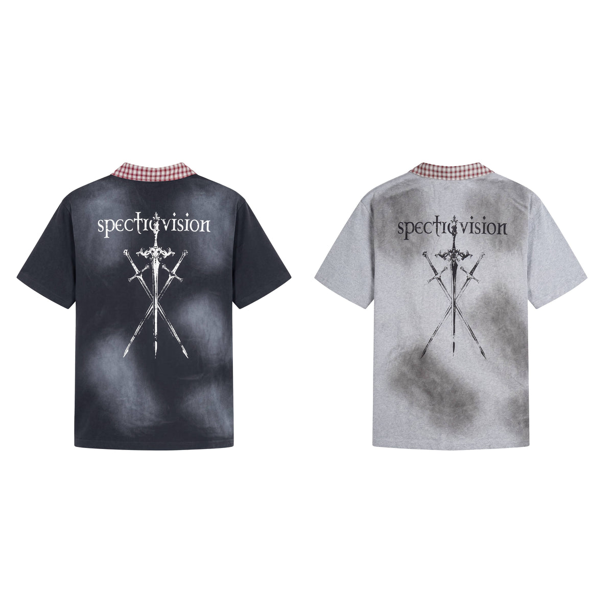 Madxmarx “Grunge Star Zip Polo Tee”