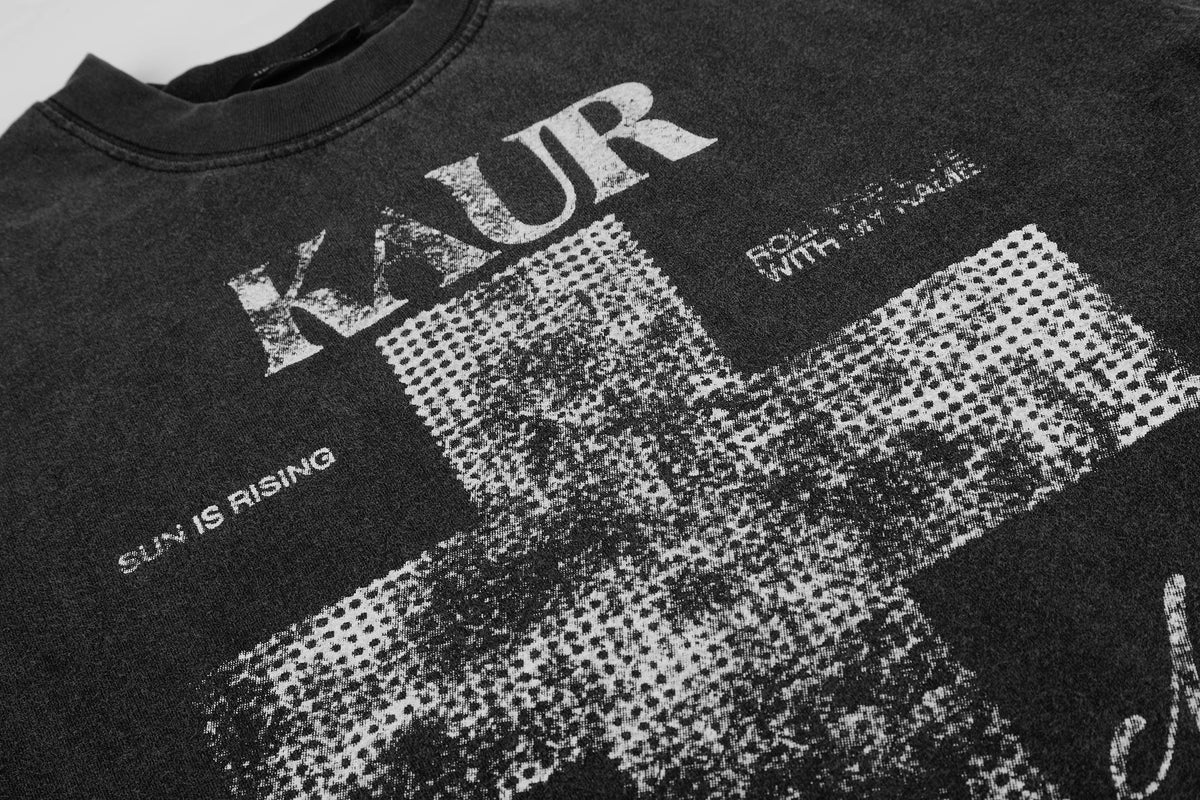 Madxmarx Washed Cross Graphic Tee