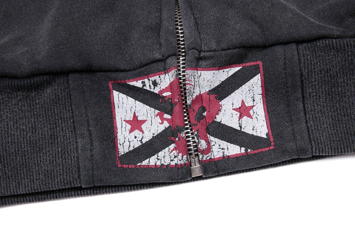 Madxmarx Dragon Script Zip-Up Hoodie