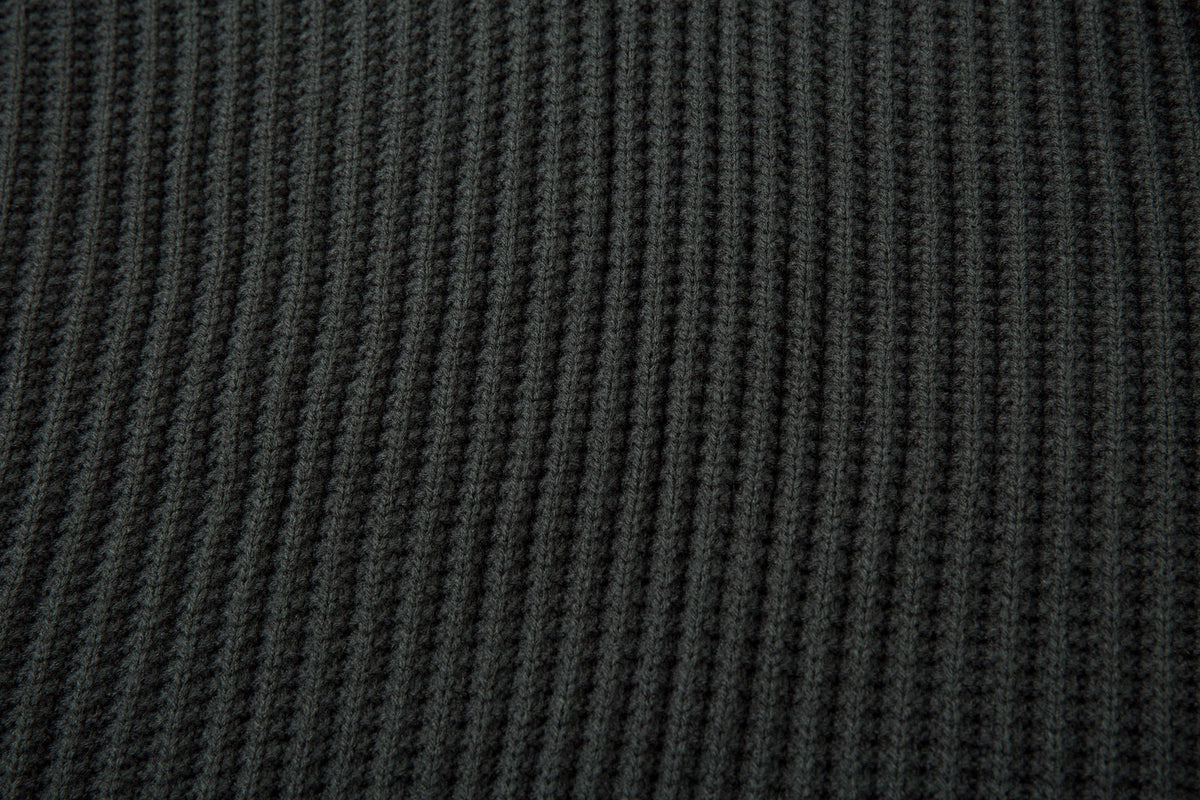 Madxmarx Minimalist Half-Zip Knit Sweater