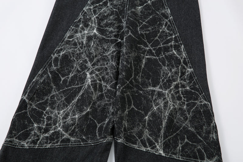 Madxmarx Jeans mit weitem Bein und Riss-Muster