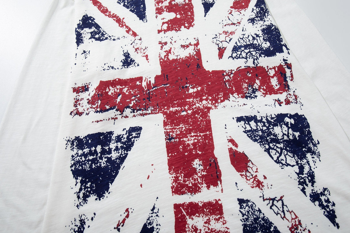 Madxmarx Vintage Union Jack Graphic Long Sleeve