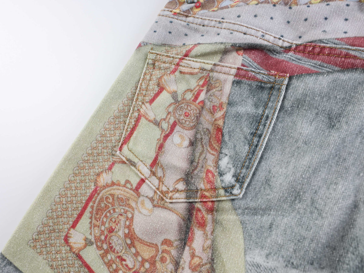 Madxmarx “Tie Riot Balloon Jeans”