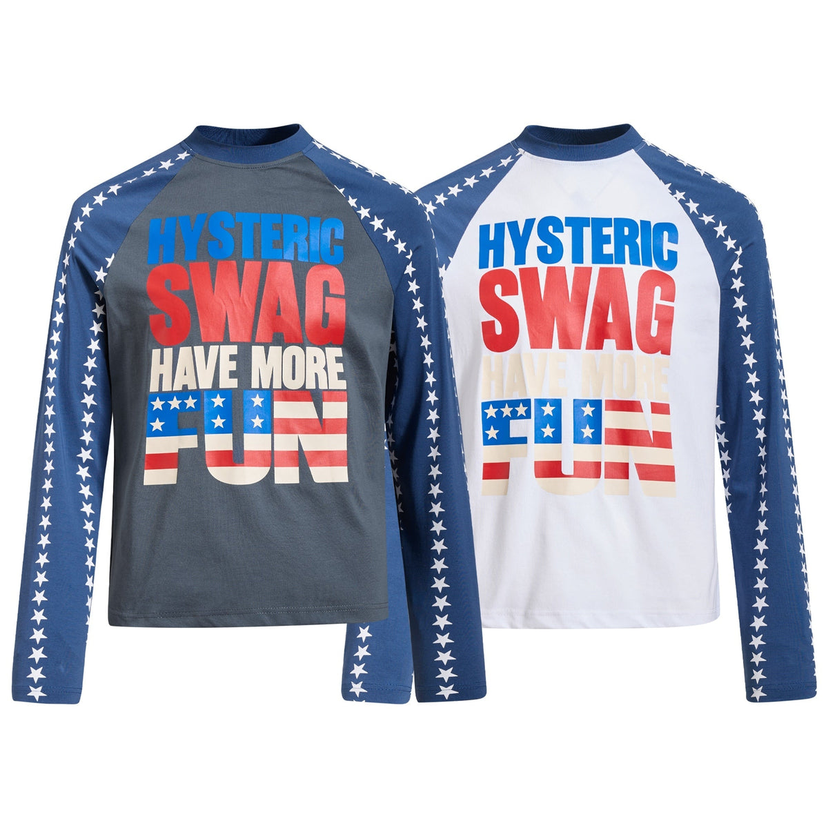 Madxmarx Hysteric Swag Star Raglan Long Sleeve Tee