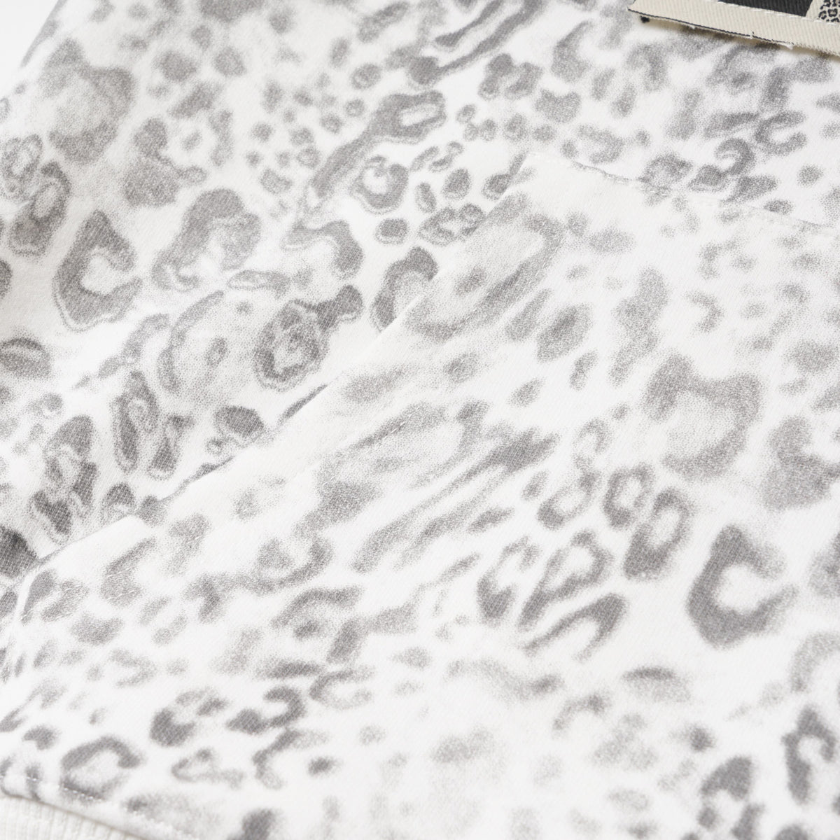 Madxmarx Leopard Print Zip-Up Hoodie