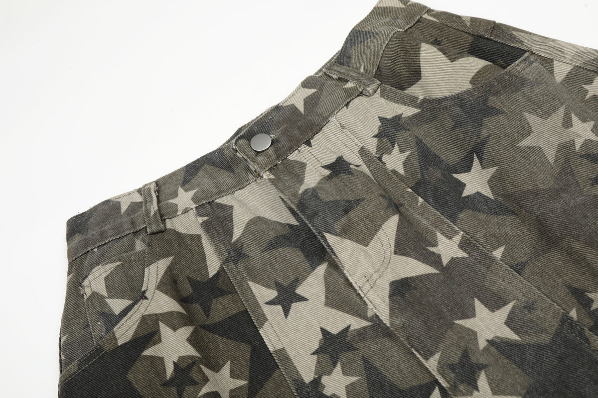 Madxmarx Star Camo Cargo Pants