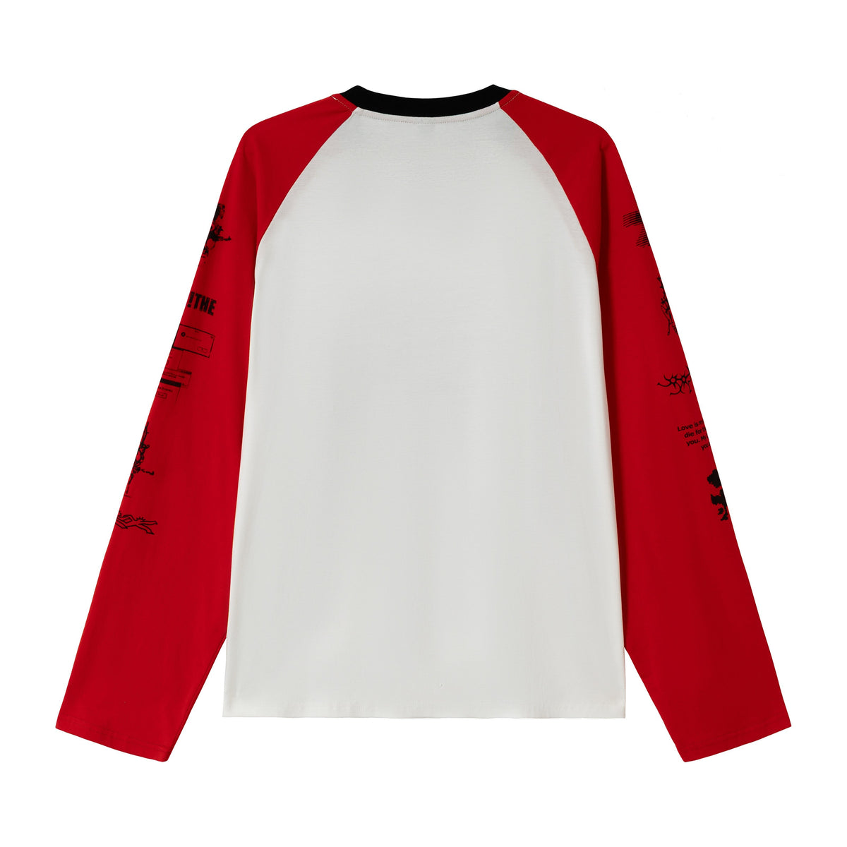 Madxmarx Graphic Raglan Long-Sleeve T-Shirt