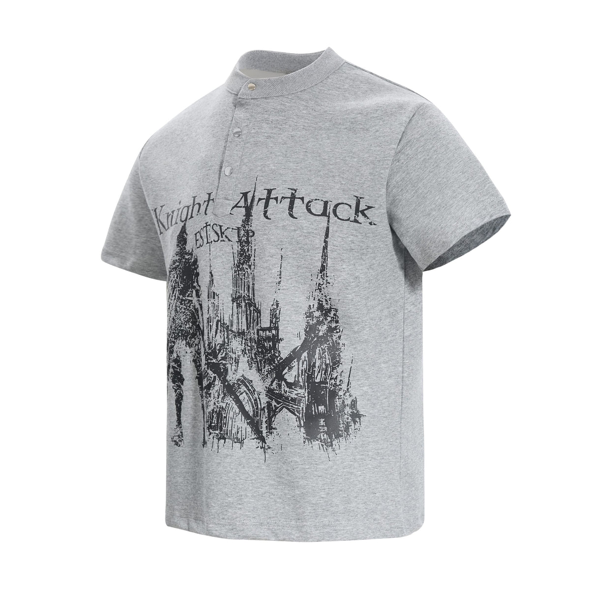 Madxmarx “Knight Attack Graphic Polo Tee”