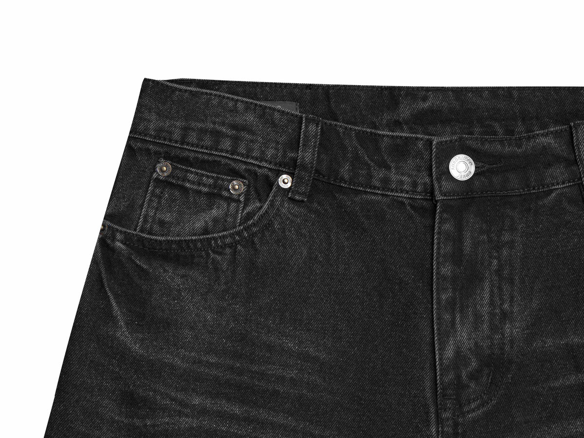 Madxmarx Washed Black Baggy Jeans