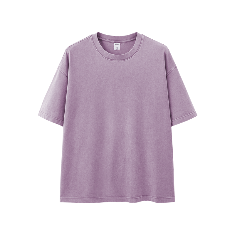 Camisetas lavadas de talla grande con efecto desgastado