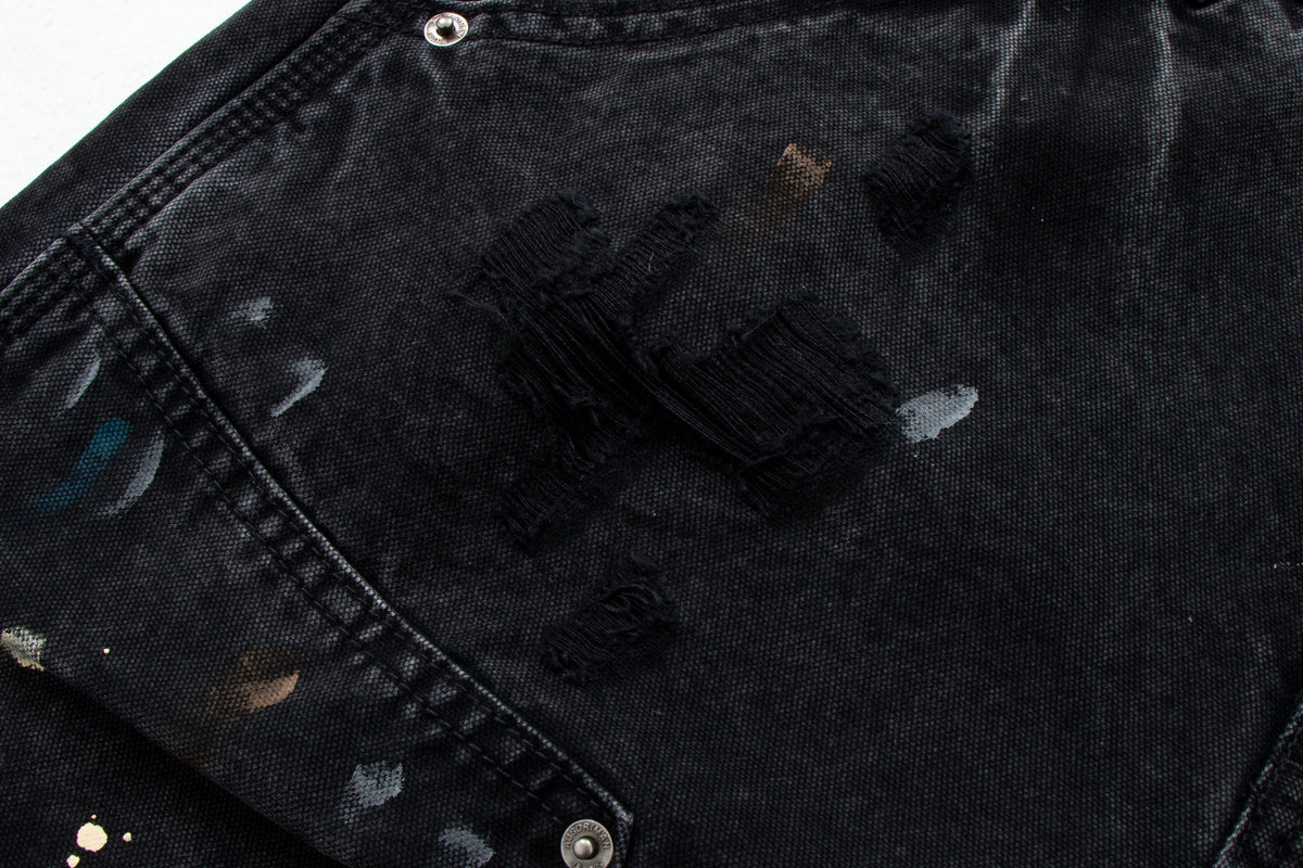 Pantalon de travail en jean vieilli Madxmarx
