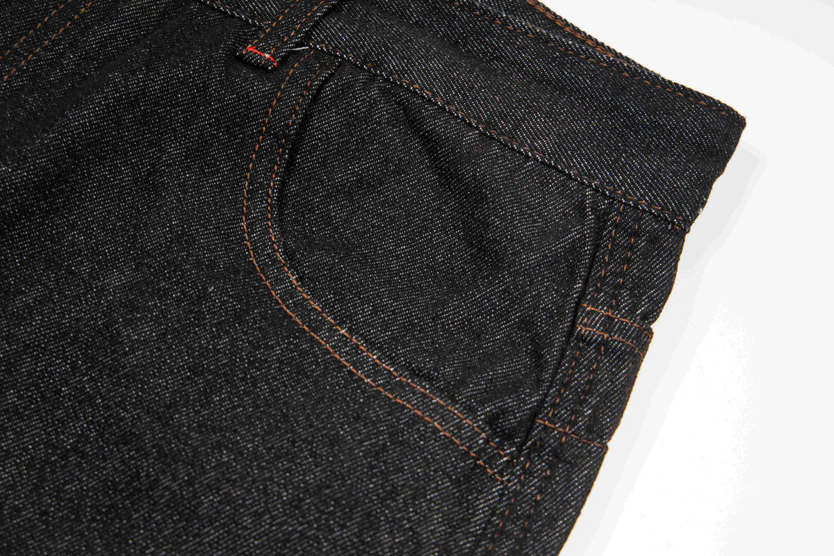 Pantalones de mezclilla de pierna ancha con cierre de gancho Madxmarx