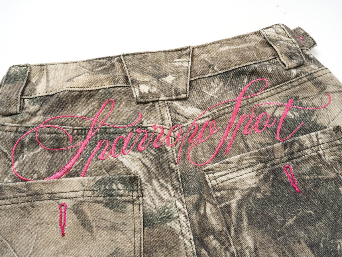 Madxmarx Forest Camo Wide-Leg Pants