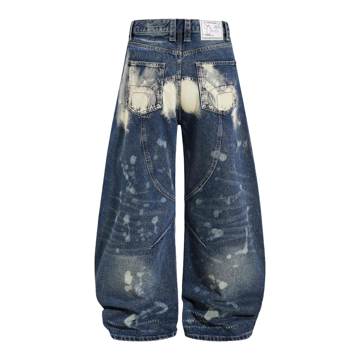 Madxmarx “Grommet Washed Balloon Jeans