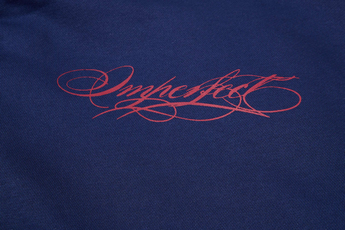 Madxmarx Script Sleeve Zip-Up Hoodie