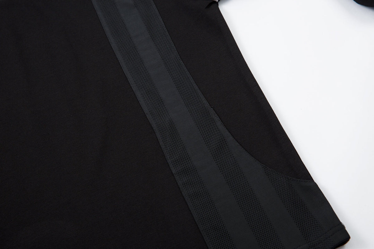 Madxmarx Contrast Panel Long-Sleeve Top