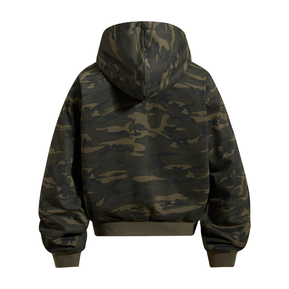 Madxmarx Script Graphic Zip-Up Hoodie