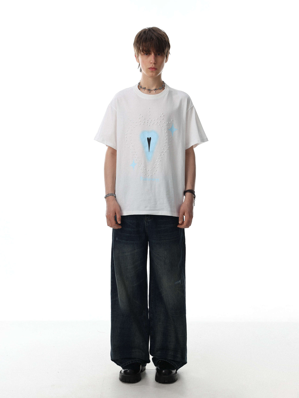 Madxmarx “Crystal Heart Graphic Tee”