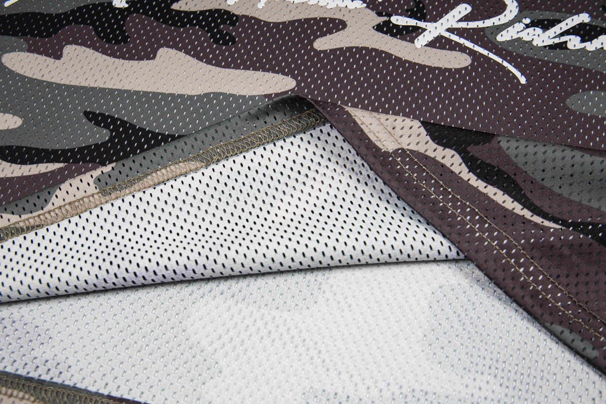 Madxmarx Camo Mesh Football Tee