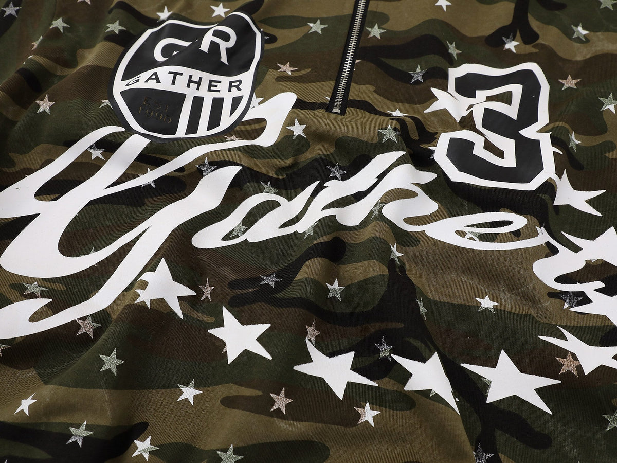 Madxmarx Camo Star Graphic Polo