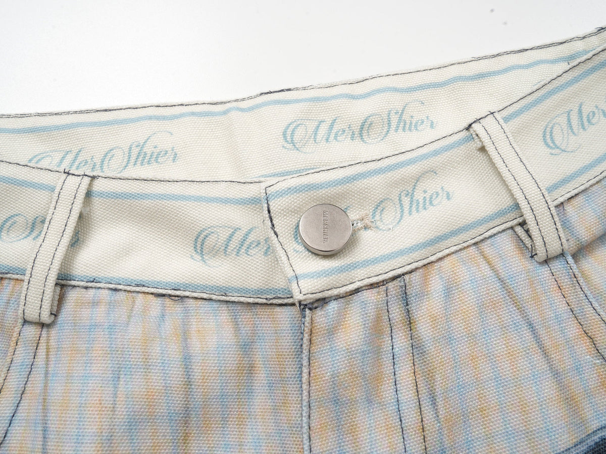 Pantalon en jean trompe-l'œil multicouche Madxmarx