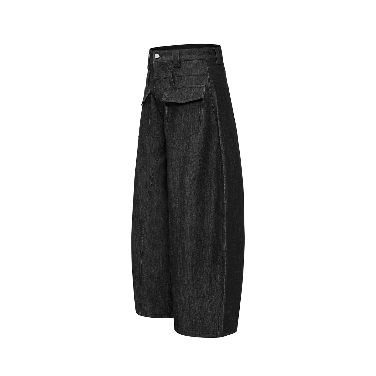Pantalones de mezclilla utilitarios de pierna ancha Madxmarx