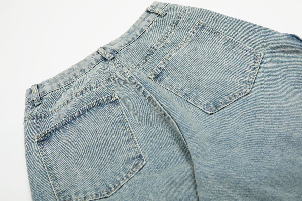 Madxmarx Multi-Layer Cargo Denim Pants